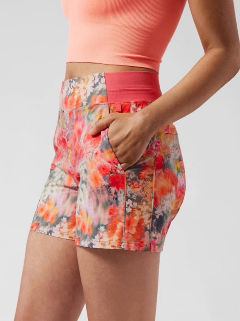 Athleta Brooklyn Floral Printed Shorts - Picture 3 of 9